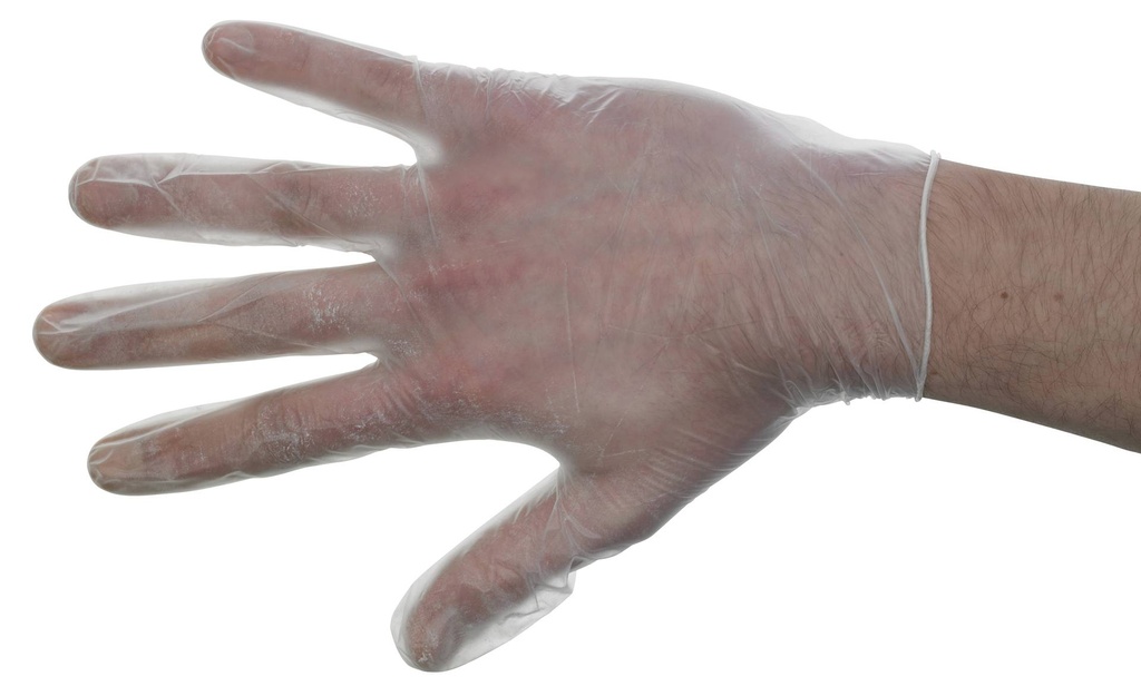 Handschuhe aus TPE, transparent