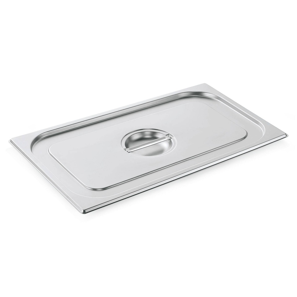 GN-Deckel aus Edelstahl, 530 x 325 mm