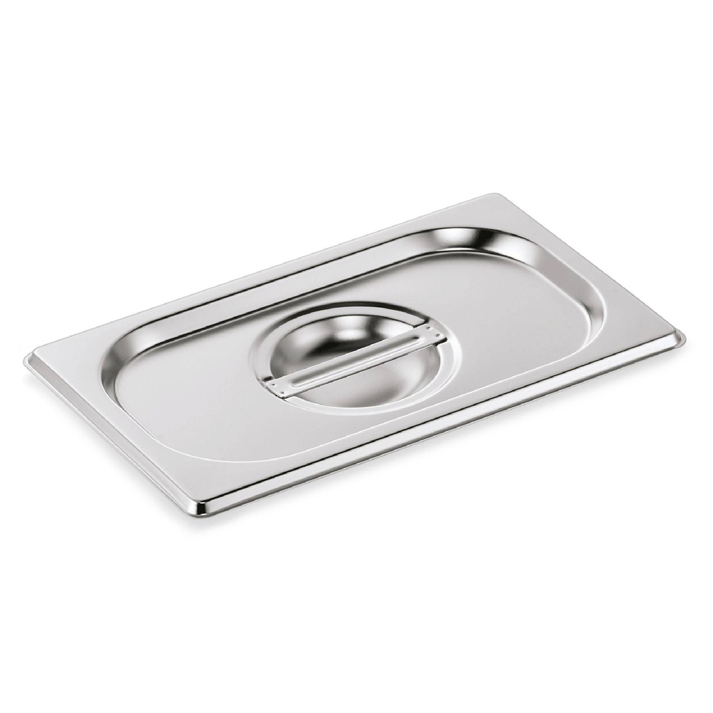 GN-Deckel aus Edelstahl, 265 x 162 mm