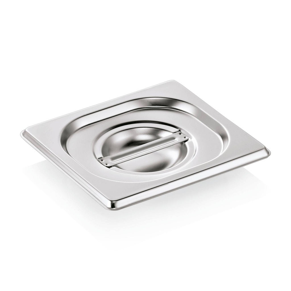 GN-Deckel aus Edelstahl, 176 x 162 mm