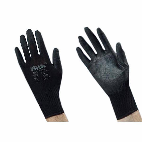ULITH® Feinstrick-Montagehandschuh, schwarz | Größe 10 (XL)