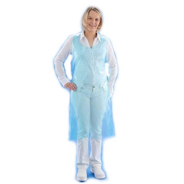 Ulith® PE-Einwegschürzen, LDPE weiß, 81 x 125 cm | 50 Stück