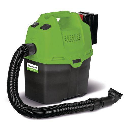 Staubsauger/Trockensauger cleancraft "dryCAT 15B" Batterie-Sauger, tragbar | grün-schwarz
