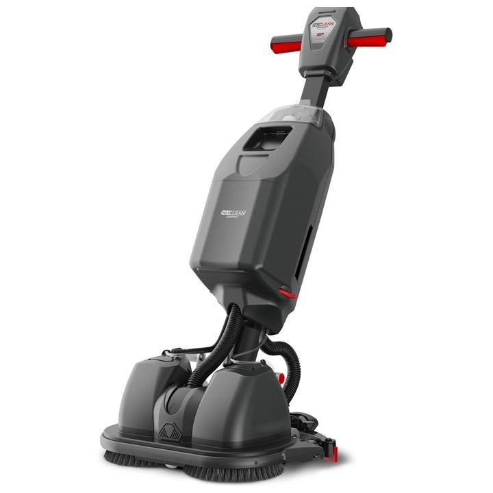 Batterie-Scheuersaugmaschine "NCC440NXF Flex", flexibel drehbarer Fuß, schwarz | 44 cm Arbeitsbreite