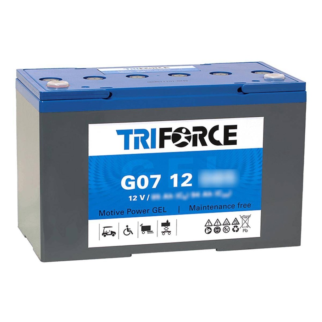 Zubehör/Ersatzteil: Batterie/Akku "TRIFORCE G07 12 054", 12 V, 54 Ah | 1 Stück