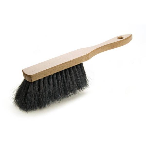 Handfeger 28 cm, Borsten: Rosshaarmischung, Körper: Holz unlackiert