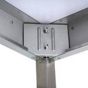 Arbeitstisch / mit Grundboden & Aufkantung, 1200 x 600 mm