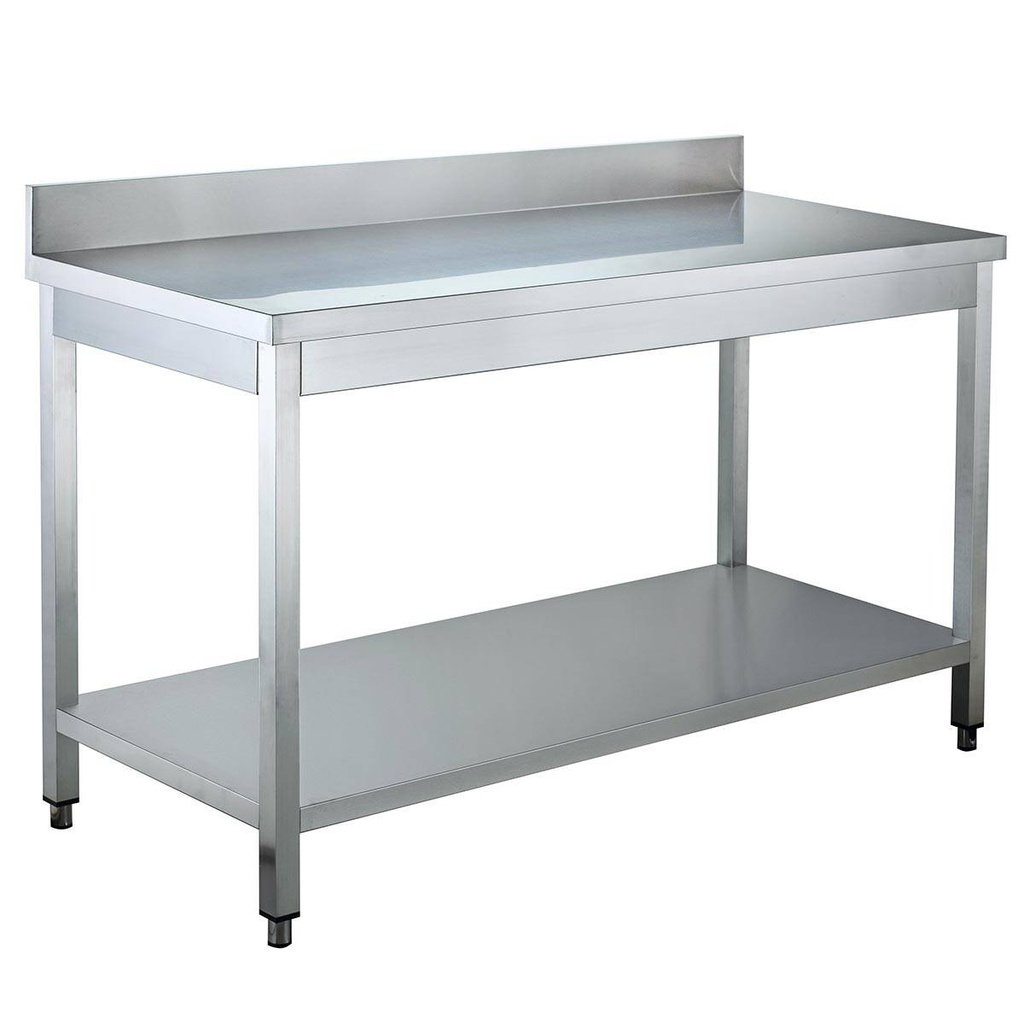 Arbeitstisch / mit Grundboden & Aufkantung, 2000 x 600 mm