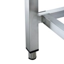 Arbeitstisch / unterfahrbar, 2000 x 600 mm