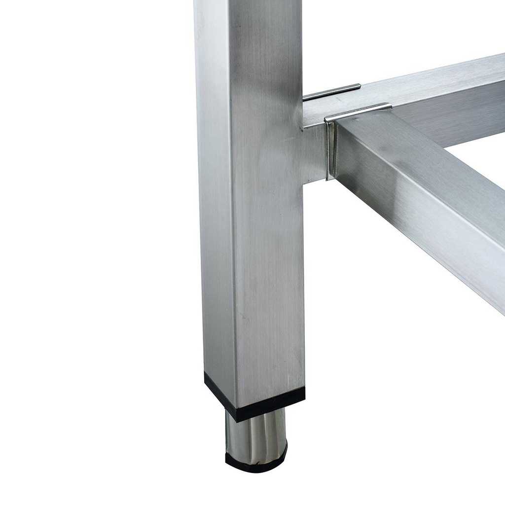 Arbeitstisch / unterfahrbar mit Aufkantung, 700 x 700 mm