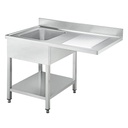Spülcenter / 1 Becken links, 1200 x 700 mm
