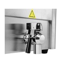 Elektro Fritteuse 2 Becken mit Ablasshahn 8 + 8 Liter, 600 x 570 mm