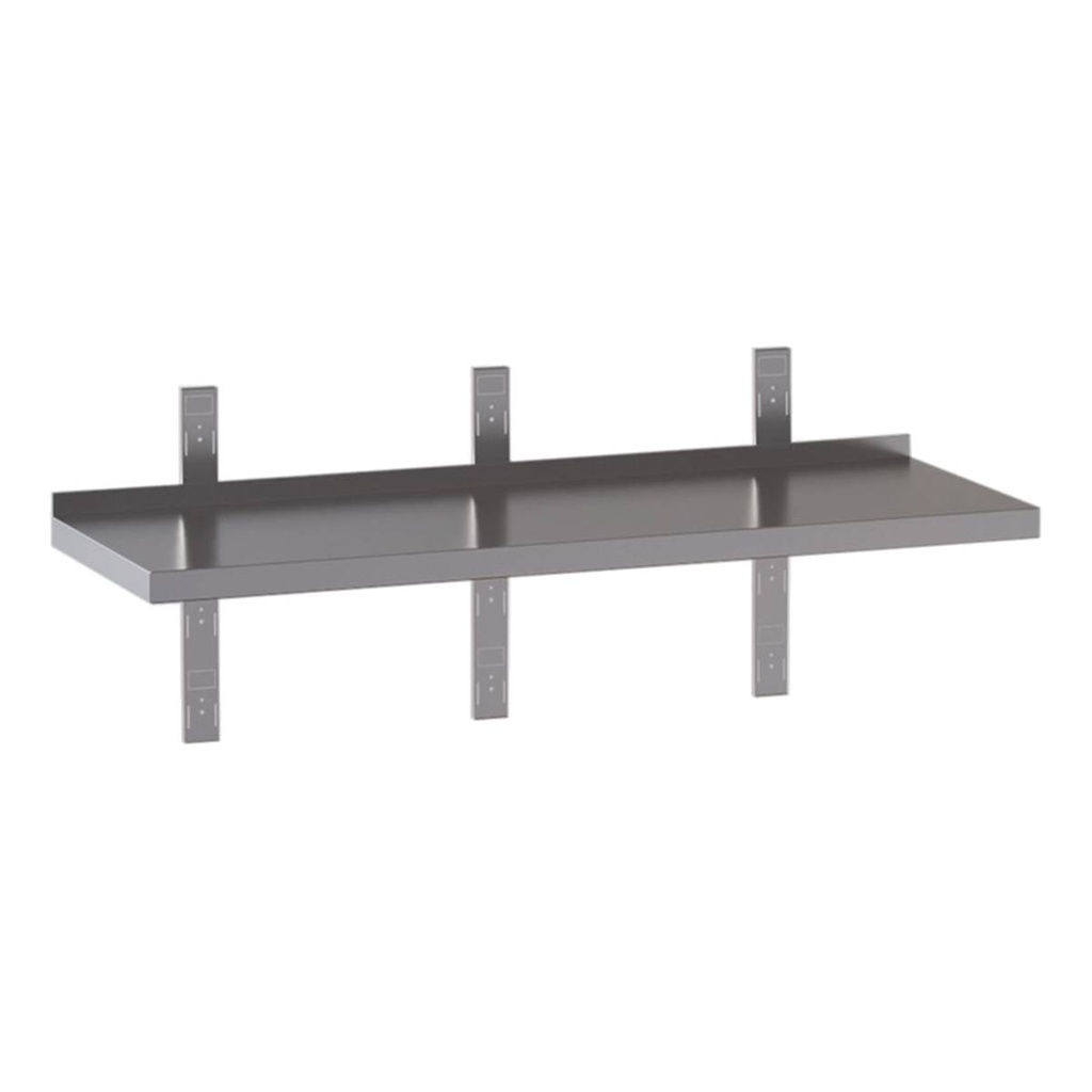 TOPLINE Wandbord inkl. Konsolen zur Wandbefestigung, 1500 x 300 mm