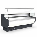 TOPLINE Kühltheke 200 - gerades Frontglas "weiß", 1985 x 800 mm
