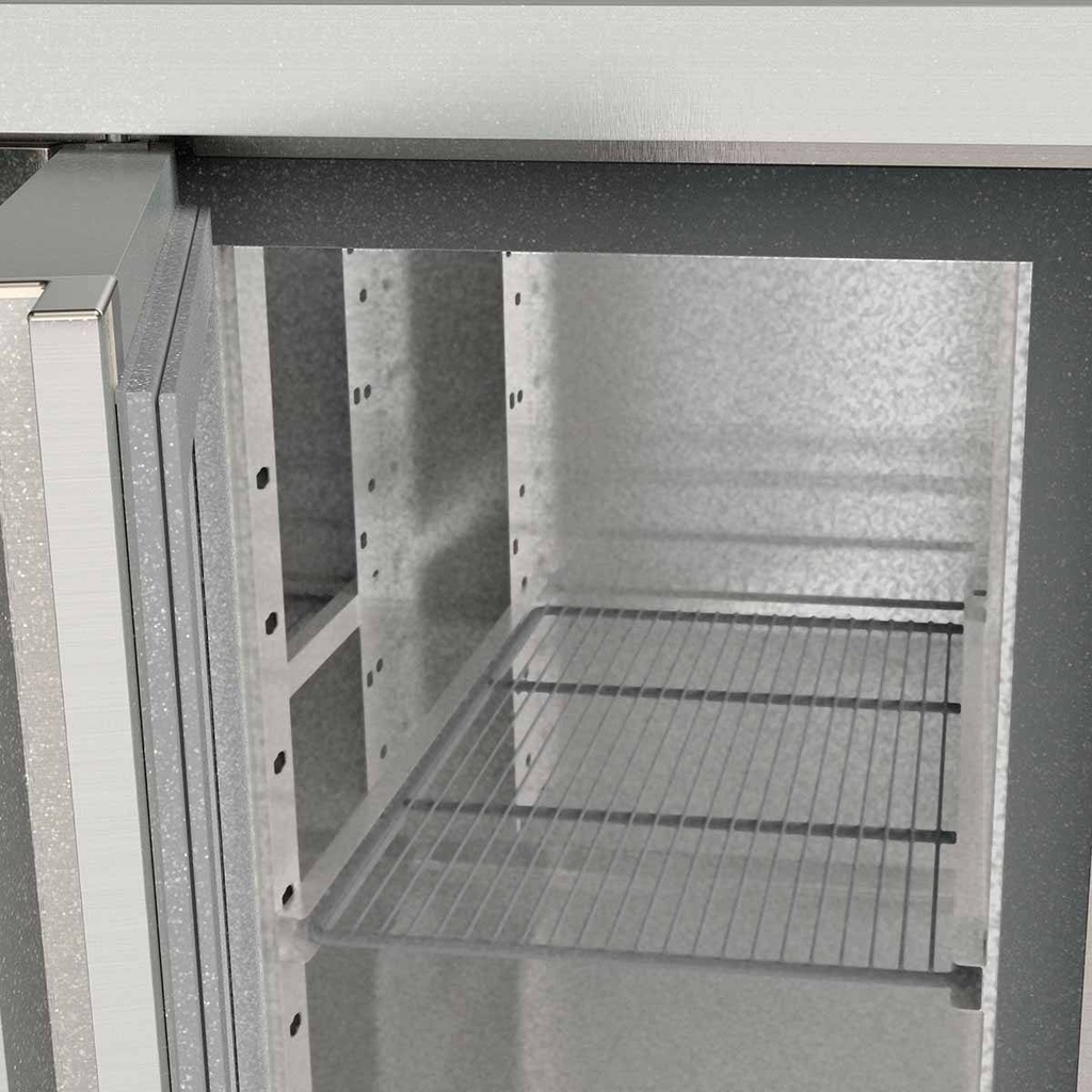 TOPLINE Tiefkühltisch / 3-fach GN1/1 mit 4 Schubladen / 1 Tür, 1795 x 700 mm