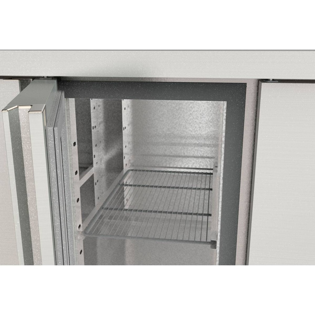 TOPLINE Tiefkühltisch / 3-fach GN1/1 mit 6 Schubladen, 1795 x 700 mm