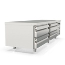 TOPLINE Unterbaukühltisch / 2-fach GN 2/1 mit 4 Schubladen, 2110 x 700 mm