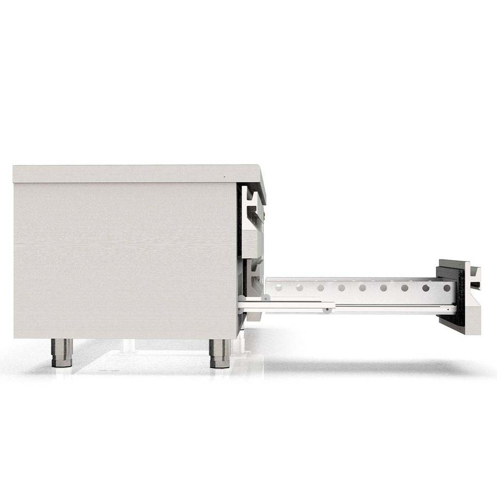 TOPLINE Unterbaukühltisch / 4-fach GN 1/1 mit 6 Schubladen / 1 Tür, 2245 x 700 mm