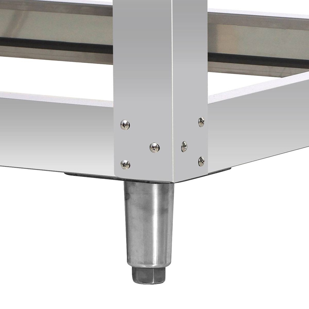 Untergestell für TOPLINE Elektro Pizzaofen 6 x 34 cm (tiefe Version), 1100 x 1185 mm