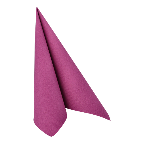 20 Servietten "ROYAL Collection" 1/4-Falz 40 cm x 40 cm lila