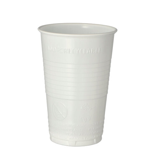 100 Trinkbecher, PP 0,3 L Ø 7,8 cm · 11,3 cm weiss