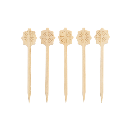 200 Fingerfood - Picker "pure" 9 cm "Steuerrad"