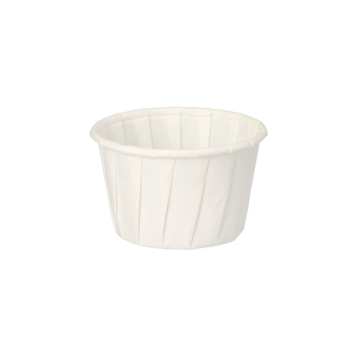 250 Dressingbecher, Papier "pure" 35 ml Ø 5 cm · 3,1 cm weiss