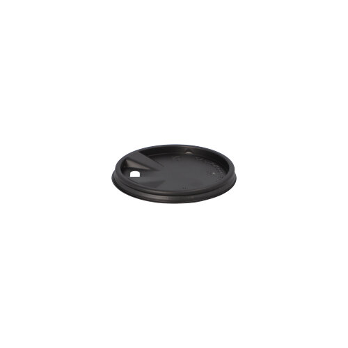 100 Deckel PS "To Go" rund Ø 6,3 cm schwarz