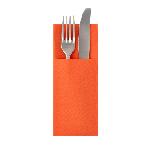 50 Servietten "ROYAL Collection" 40 cm x 30 cm nektarine mit Besteckfalz