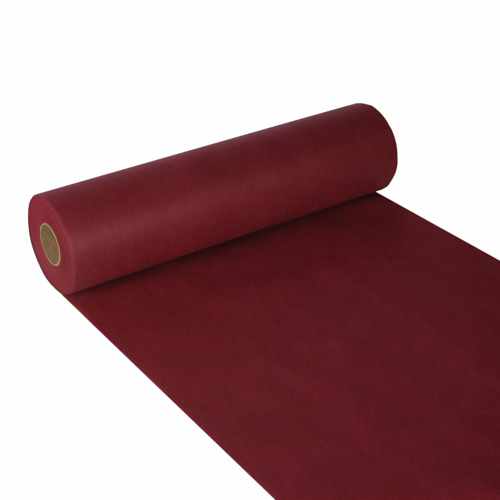 Tischläufer, stoffähnlich, Vlies "soft selection" 24 m x 40 cm bordeaux