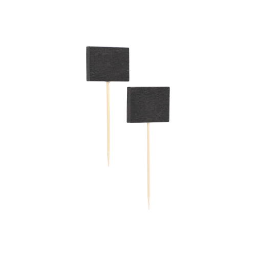100 Fingerfood - Picker 8,5 cm "Blackboard"