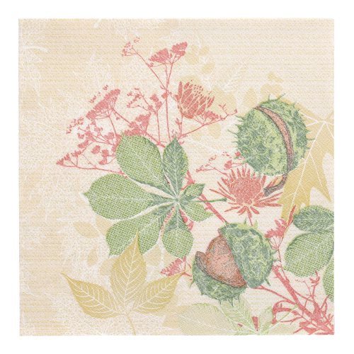 50 Servietten "ROYAL Collection" 1/4-Falz 40 cm x 40 cm "Autumn Leaves"