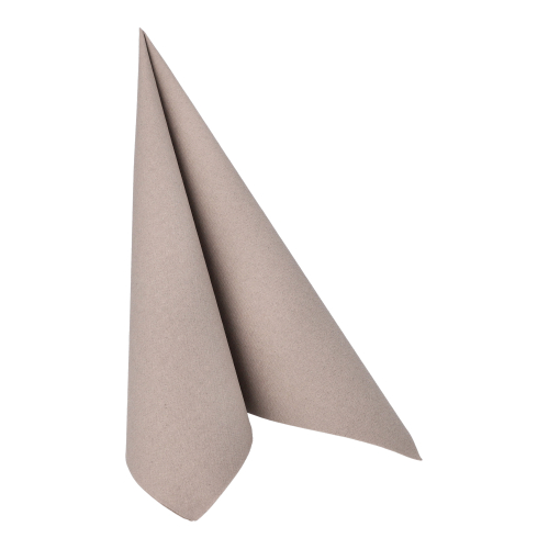50 Servietten "ROYAL Collection" 1/4-Falz 40 cm x 40 cm grau in Papierverpackung