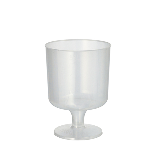 10 Mehrweg-Stiel-Gläser für Rotwein PP 0,2 L Ø 7,2 cm · 10 cm einteilig, unzerbrechlich