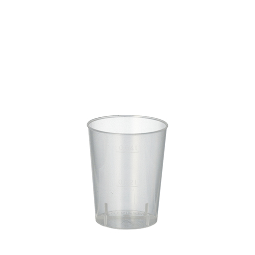 50 Mehrweg-Gläser für Schnaps PP 4 cl Ø 4,3 cm · 5,2 cm unzerbrechlich