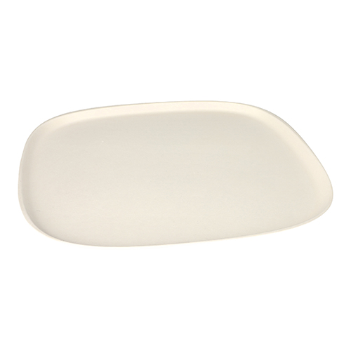12 Teller groß, Zuckerrohr "pure" 1,3 cm x 30 cm x 30 cm weiss "Belle Vie, Ligne Carrée"