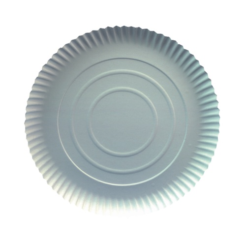 100 Teller, Pappe [ff] rund Ø 26 cm · 2 cm weiss