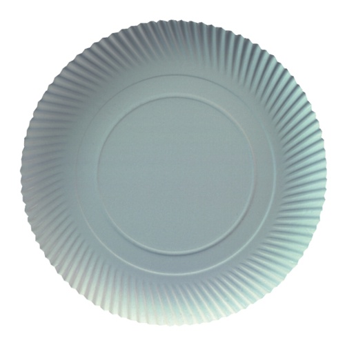 100 Teller, Pappe [ff] rund Ø 32 cm · 2 cm weiss