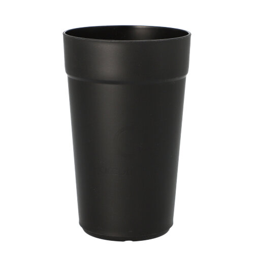 16 "Circulware" Mehrweg-Trinkbecher PP rund 0,4 L Ø 8 cm · 13 cm schwarz