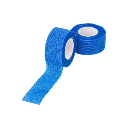 9 Rollen Pflaster / Bandagen selbsthaftend 5 m x 2,5 cm blau