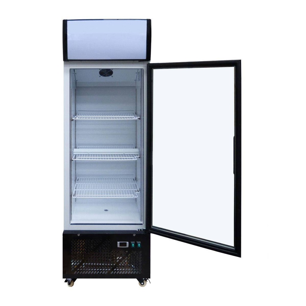 Getränkekühlschrank mit Display 290 Liter | 600x588x1855 mm
