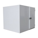 Kühlzelle 3.000 x 2.400 x 2.210 mm ohne Aggregat | Volumen 13,0 m³ | WS 80 mm | Türbreite 900 mm