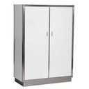 Porzellanschrank 1 aus Edelstahl, 680 x 580 x 1800 mm