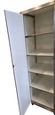 Porzellanschrank 2 aus Edelstahl, 1280 x 580 x 1800 mm