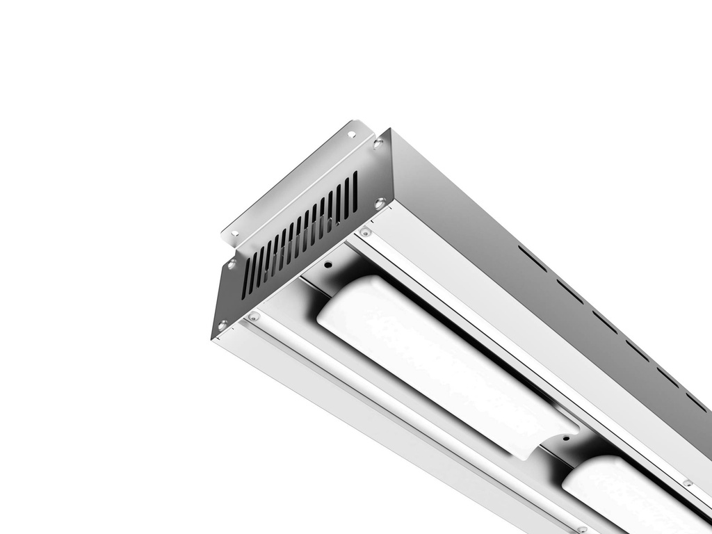 Wärmhaltestrahler 1800 aus Edelstahl, 250 W, 1800 x 180 x 90 mm