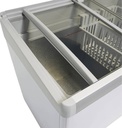 Tiefkühltruhe Glasdeckel Lotte aus ABS Kunststoff, 336 L, weiß