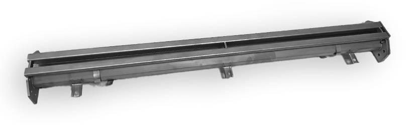 Schlitzrinne Verbindbar aus Edelstahl, 1500 x 66 x 97 mm