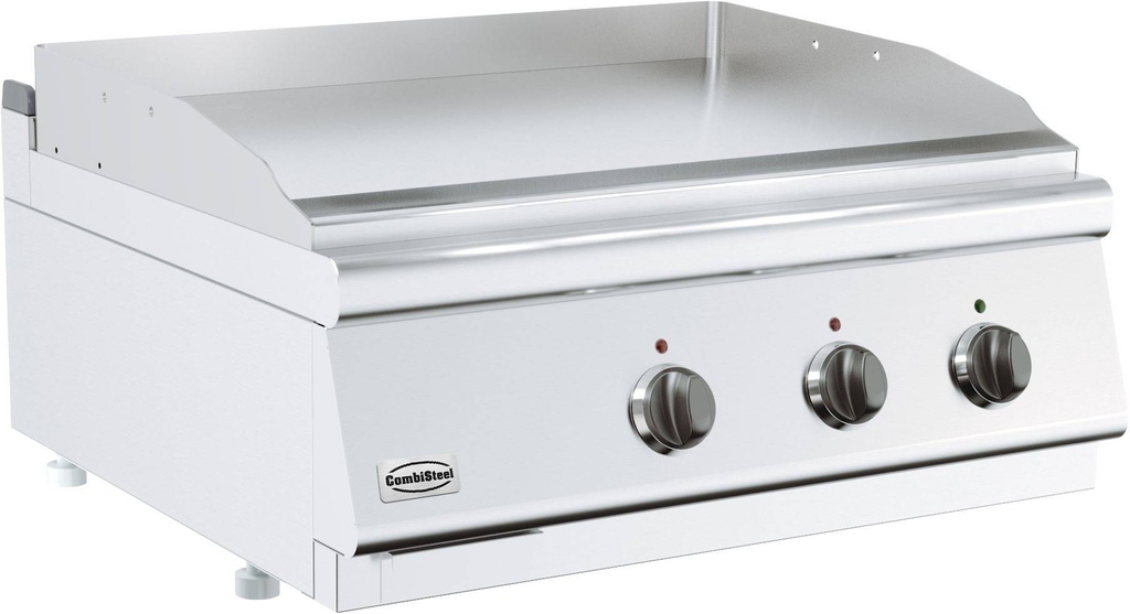 Base 700 Elektro Grillplatte Chrom, 800 x 700 x 300 mm