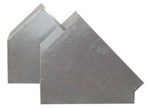 45° Kurve Viereckig 250, 250 x 250 mm