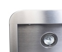 Wandhaube 1200 aus Edelstahl, 1200 x 560 x 250 mm